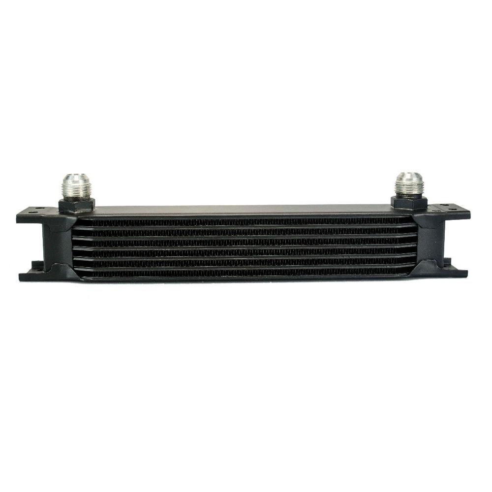AN10 Aluminum Radiator 10/13/15/16/19/25/30 Row British Type Car Engine Oil Cooler Cooling Radiator Replacement Universal Cooler 7 rows black