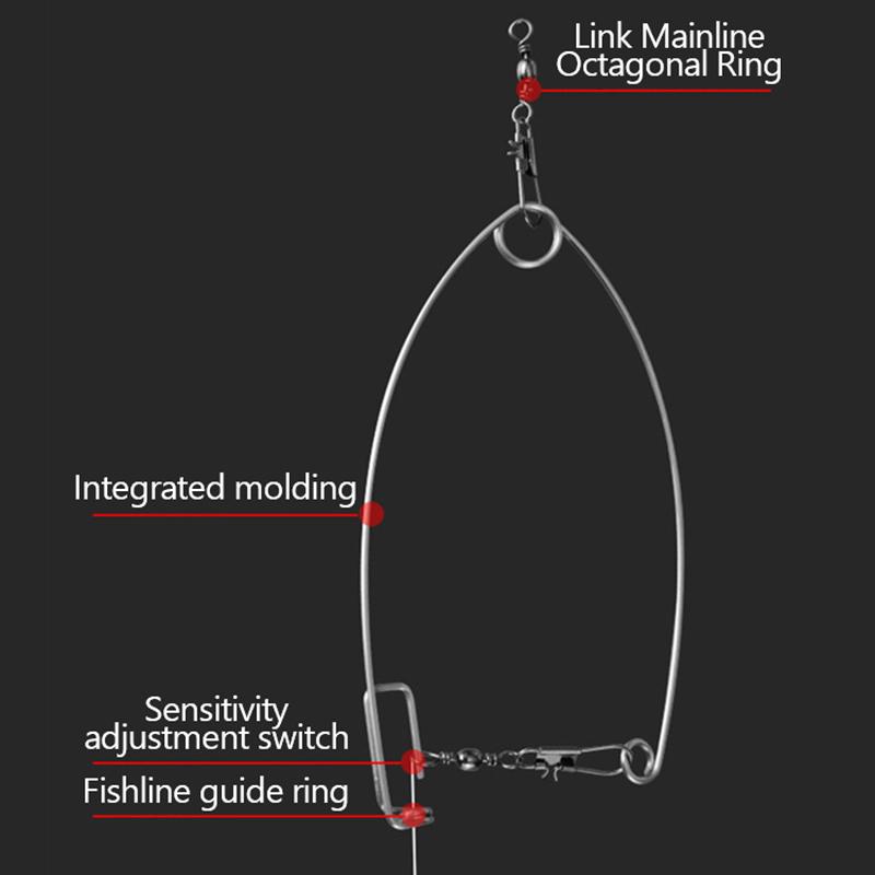 Αλιευτική Συσκευή Ελατηριωτός Γρήγορος Αγκίστρι Αγκίστρια Ψαρέματος για Τεμπέληδες Αυτόματης Αποβολής Παγίδες Δολώματος για Ψάρεμα στον Πάγο
