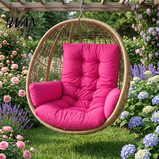 Wetterbeständiges Sitzpolster Eierstuhl Kissen Wasserdichte Hängematte Outdoor Indoor Hängend Ersatz für Garten Terrasse Schaukel