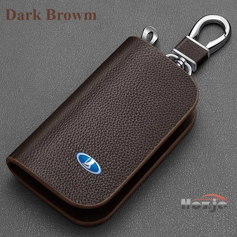 Copri Chiave con Zip in Pelle Custodia Chiave Auto Per Lada Vesta Niva Granta Largus Priora Xray Kalina Samara Accessori