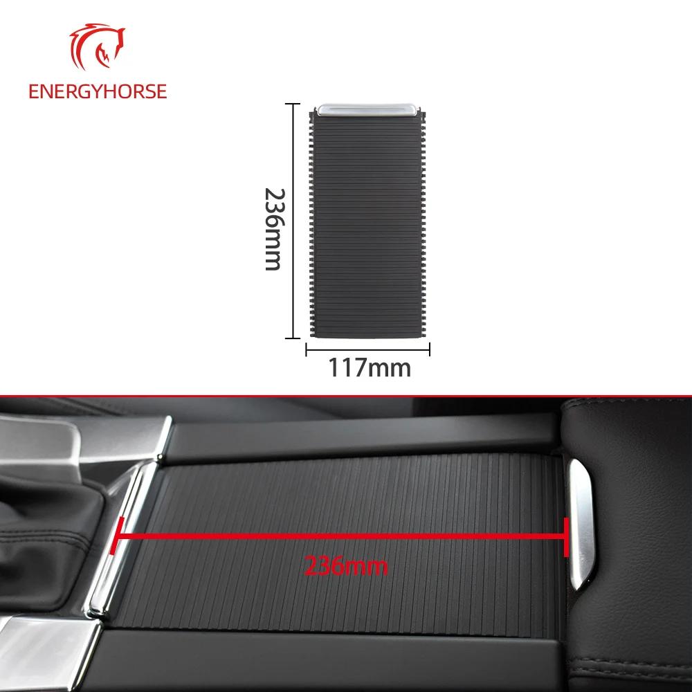 For Volvo S60 V60 XC60 Central Armrest Water Cup Holder Pull Curtain Rolling Shutter Cover Plate 39868873 39868875