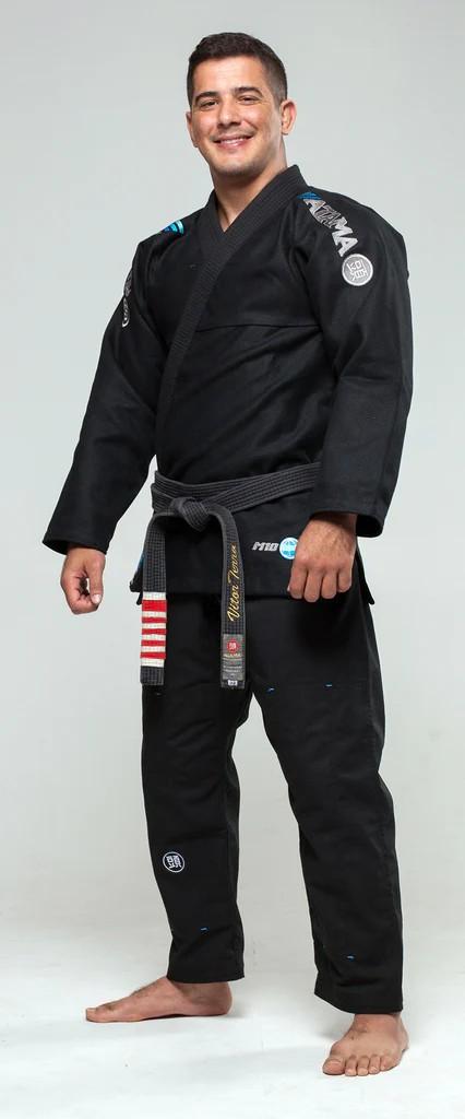 Atama Gi / Kimono BJJ Herren Mundial Schwarz A1