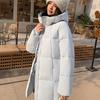 Fashion Woman Winter Coats Hooded Loose Thick Warm Long Parkas Casual Women's Jackets