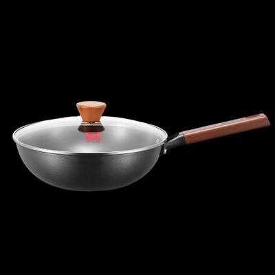 Kangbach 24cm Triple Rust-Proof Deep Nitride Iron Wok