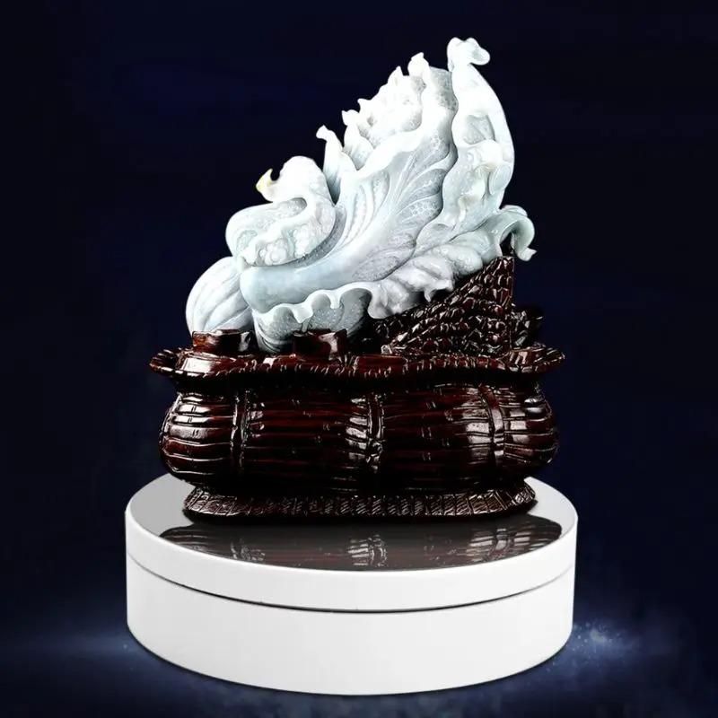 1PC Motorised Rotating Mirror Display Stand,360 Degree Turntable, Jewellery Holder,USB Power Supply, Rotating Shooting, Three Speeds