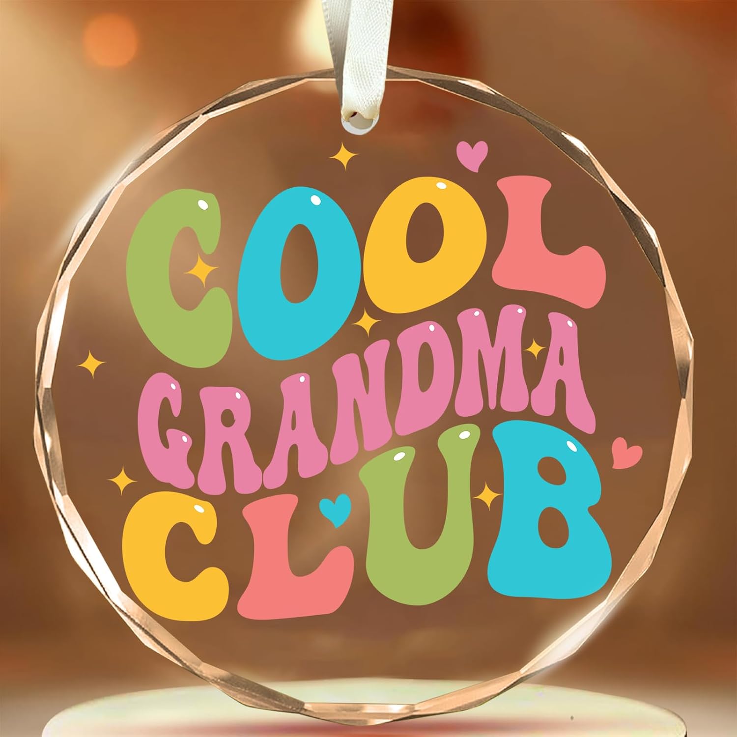 Украшение для сестры - Подарки для сестры, Украшение для сестры 2025, Подарки на день рождения сестры, Подарки сестре от сестры, Подарки сестре от брата - Стеклянное украшение 3 3