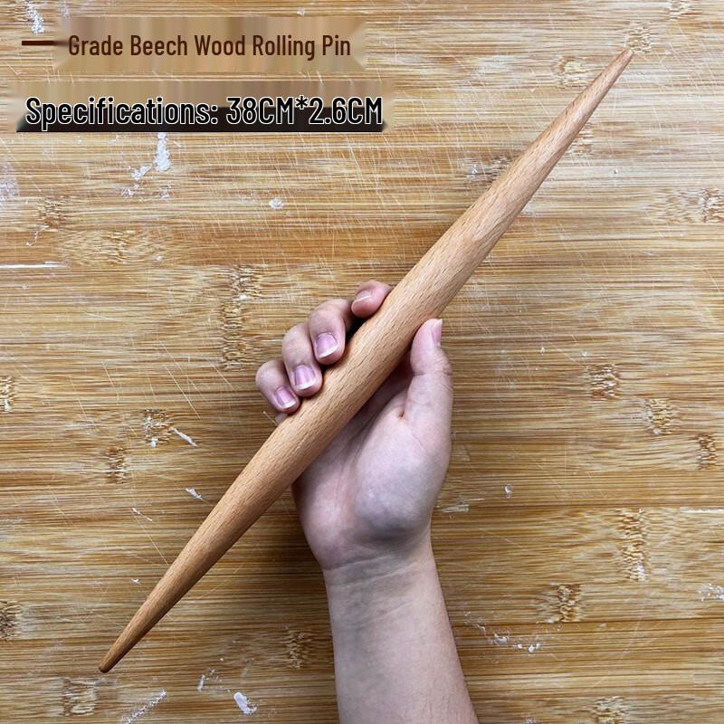 Beechwood Pointed Tip Rolling Pin