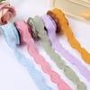 2.5cm Pleated Christmas Ribbon for Floral Arrangements & DIY Bouquets