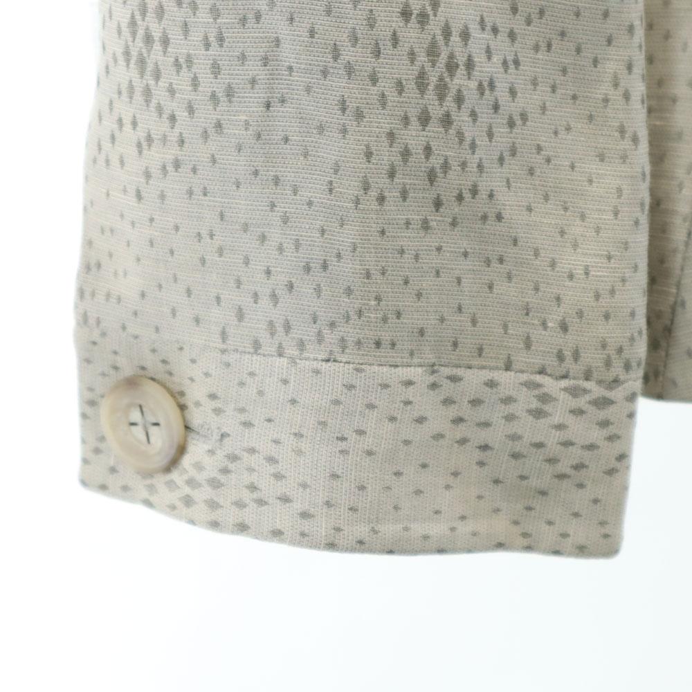 Giorgio Armani Made In Italy Linen Blend Tailored Jacket 44 Gray Women Used