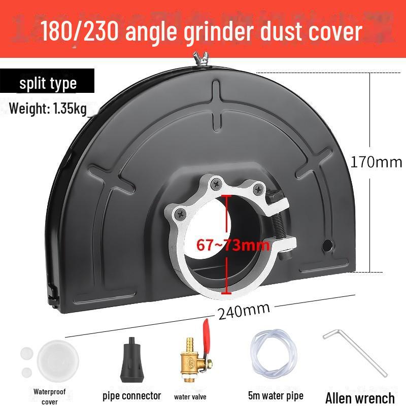 Ochranný kryt proti prachu pro brusný kotouč úhlové brusky