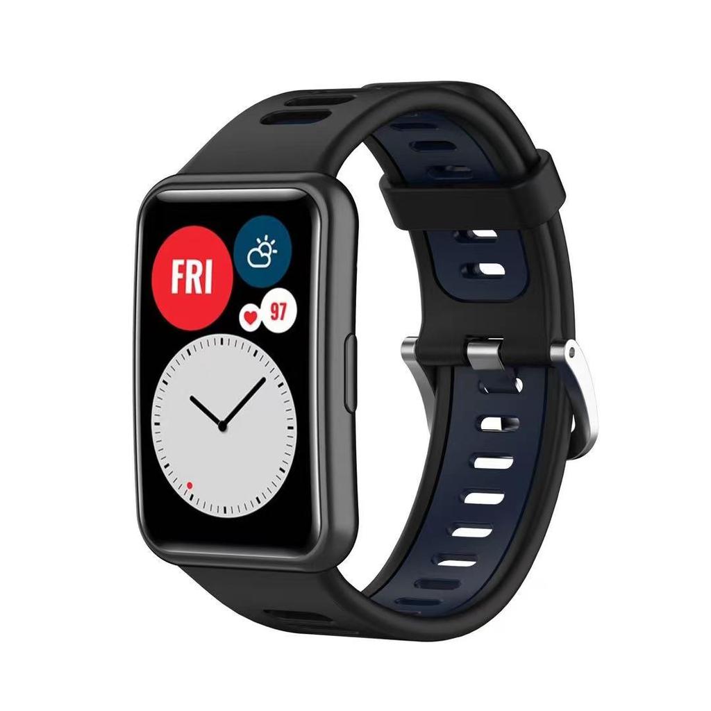 Silicone Strap For Huawei Watch Fit Original Smartwatch Replacement Band Belt Watch Accessories For Huawei Watch Fit New Corre