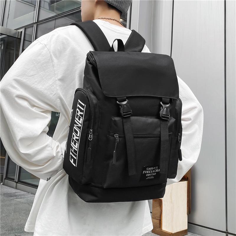 Schoolbag1011 New Schoolbag, High School Students Large-capacity Strong Japanese Students Korean Version Ins Men's Trendy Brand Men's Backpack