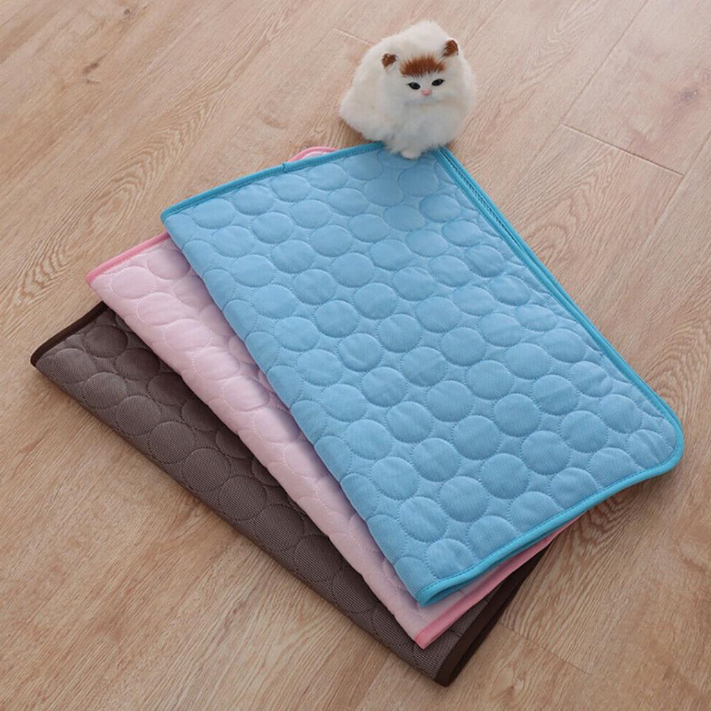 Cats Dog Cooling Mat Self Pad Foldable Washable