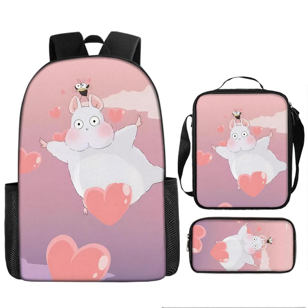 Elementary and Secondary School Students Spirited Away School Bag Hayao Miyazaki Children's Fashion Backpack Waterproof Large Capacity Backpack