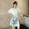 New Early Spring and Summer New Chinese Style Lace-up Pullover Skirt 1011 Temperament Pajamas Women Can Wear Loungewear Outside