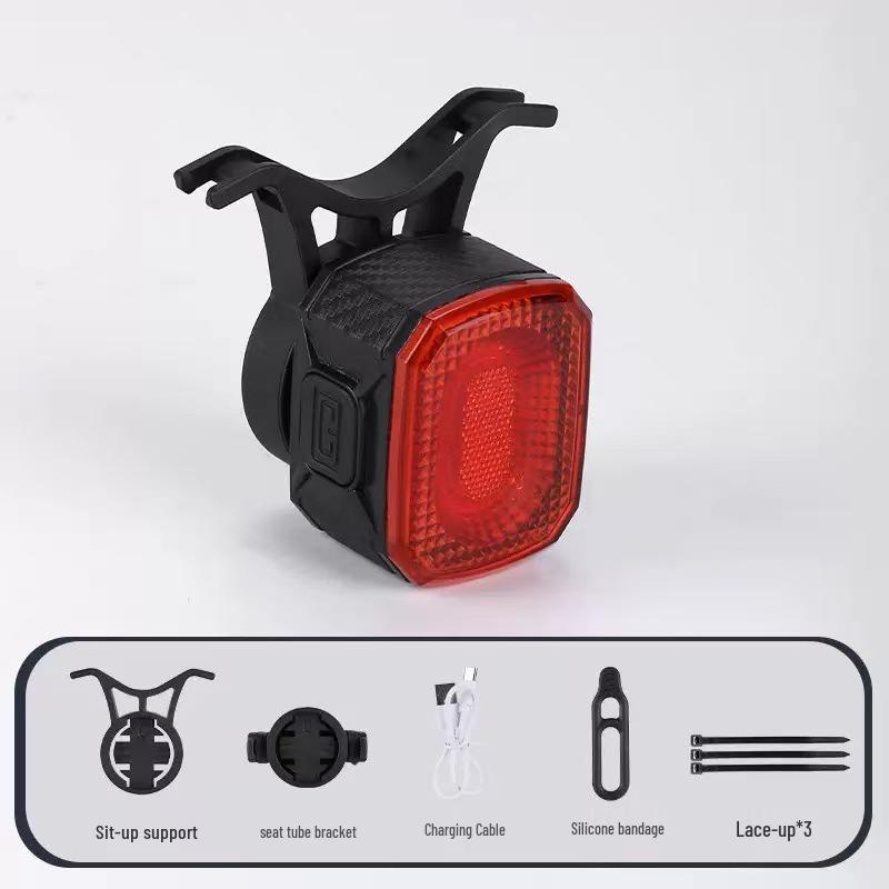 

Smart Brake & Vibration Sensing Bike Tail Light - Ideal for Night Riding