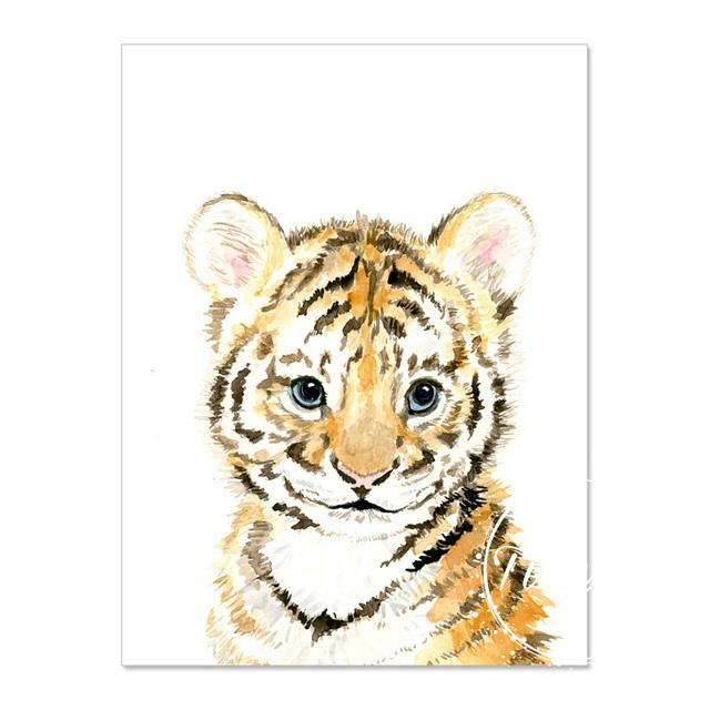 Zwierząt arkusze dekoracyjne obraz ścienny plakat artystyczny płótna dziecięce obrazy pokojowe do przedszkola dekoracyjne wydruki plakaty ścienne bez ramki