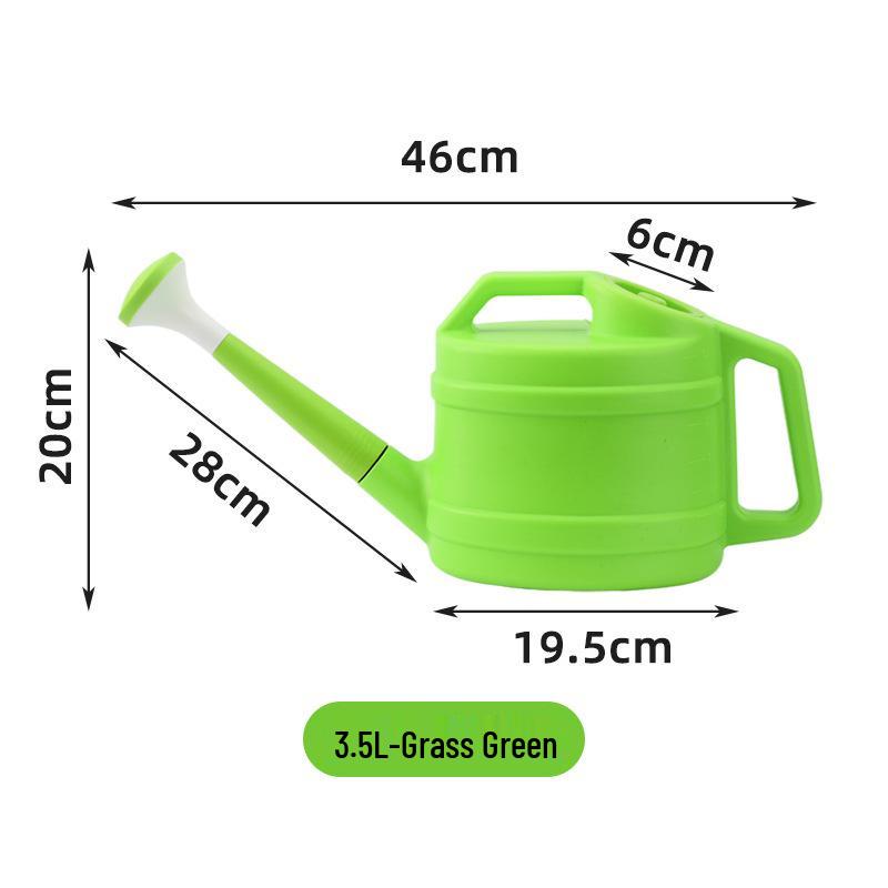 Large Capacity Long Spout Plastic Watering Can for Flowers and Vegetables