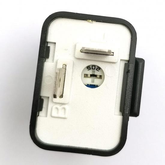 DEVMO Adjustable 2 PIN 12V Motorcycle Indicator Turn Signal Flasher Relay Perfect Compatible with Hon-da Grom Yamaha Harley etc. Motorcycle LED