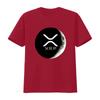 Xrp Crypto Cryptocurrency Ripple Moon T Shirt Coin Vintage Washed Unisex Homme Graphic Breathable Top For Everyday Wear Stylish