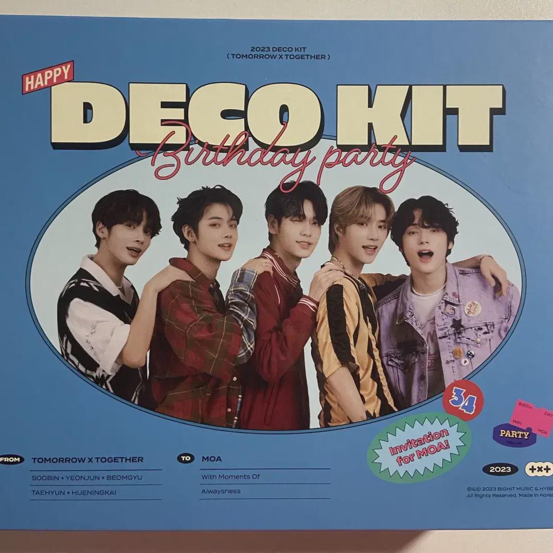 

Tomorrow X Together 2023 Набор для декора в продаже