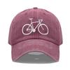 Soft Top Washed Cotton Women's Baseball Cap For Men's Fashion Bicycle Embroidery Dad Hat Sport Golf Caps Hats