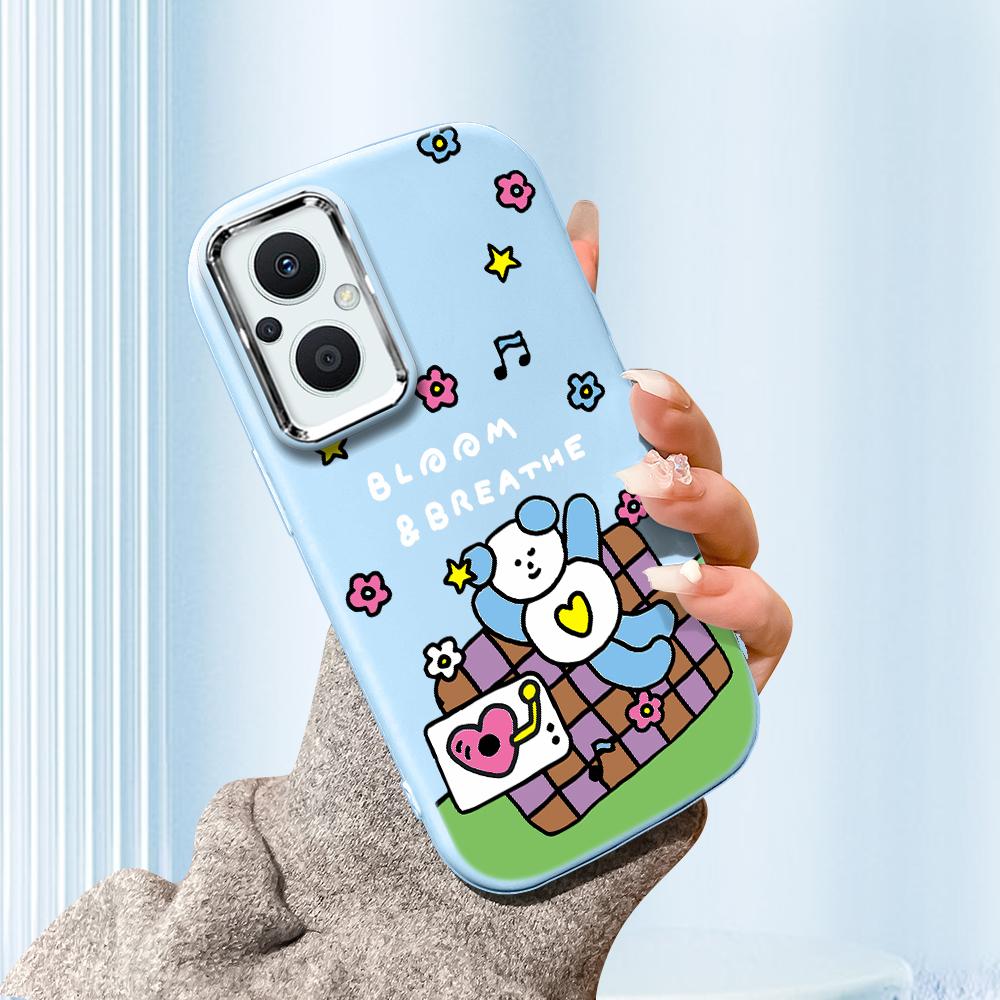 For Vivo V23 V25 V27 V29 V30 Y27S Y28 Y33S Y36 Infinix Hot30I Hot40 Tecno Spark20 Cartoon Black Cat Silver Edge Soft Liquid Silicone Protective Casing