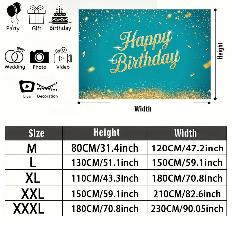 Confetti Backdrop Banner 1pc - Photo Booth Props