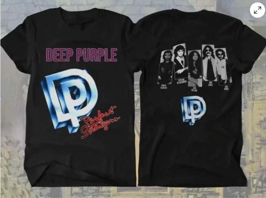 1985 Deep Purple Perfect Strangers Tour Concert TShirt Unisex T-Shirt S