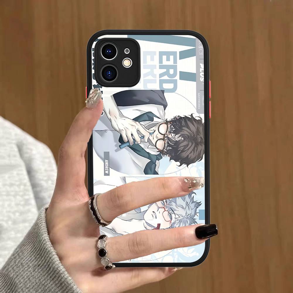 Nerd Project Bl Anime Silicone Matte Phone Case For Iphone 13 14 15 16 Pro Max 11 12 X Xs Max Soft Cover