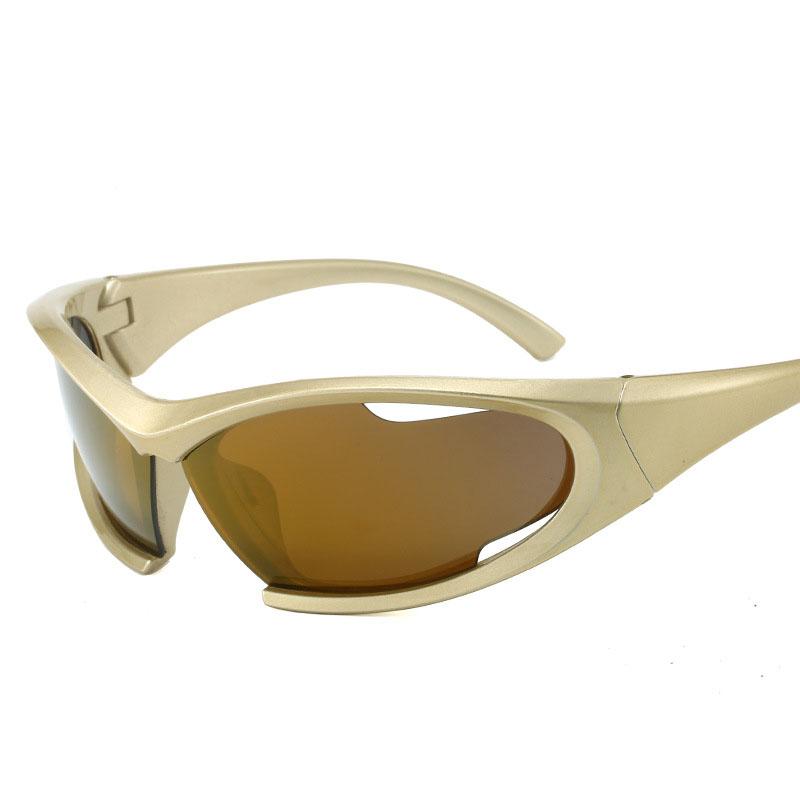 Ochelari de Soare Punk Y2K Femeie Stil European American Elegant de Exterior Ochelari de Soare Stil Tehnologie Viitorului Ochelari de Soare pentru Ciclism