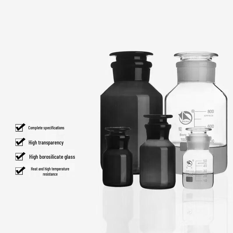 Shu Niu High Borosilicate Glass Reagent & Storage Bottle
