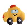 Cartoon Police Cars Taxis Cushion With Plush Fabric For Living Room Sofa Lounge Use
