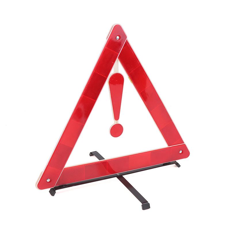 Car Tripod Folded Stop Sign Reflector Car Emergency Breakdown Warning Tool Triangle Red Reflective Safety Hazard Car Accessories