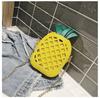 New Female  design women fruit bags cute pineapple chain shoulder bag PU leather messenger bag clutch bag