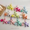 Blume Acryl Ballon Hund Cartoon Niedlich Schlüsselanhänger Schlüsselring Damen Herren Neu Glitzer Niedlich Haustier Tasche Auto Halter Airpods Box Freund Geschenk