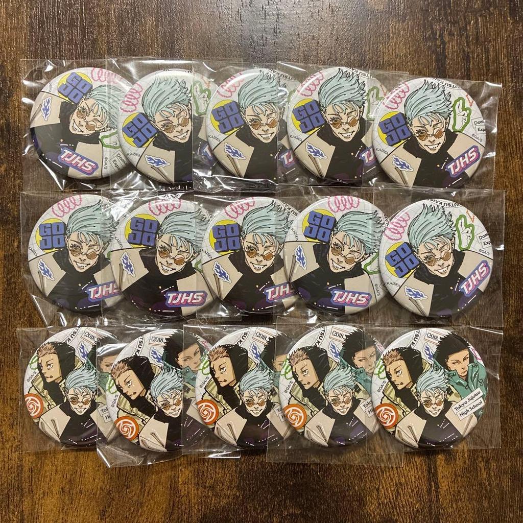 Used Jujutsu Kaisen Jump GIGA Applicants All Service Can Badge Satoru Gojo Itadori Sukuna