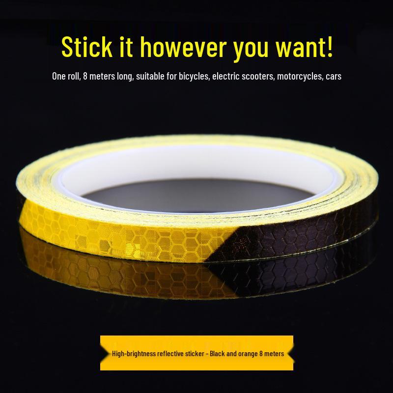 Reflective Luminous Stickers for Bikes and Motorcycles Wheels