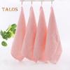 25x25CM Square Towel Ultra Soft Bamboo Fiber Hanging Loop Quick Drying Super Absorbent Kindergarten Kids Baby Hanging Hand Towel Small Washcloth