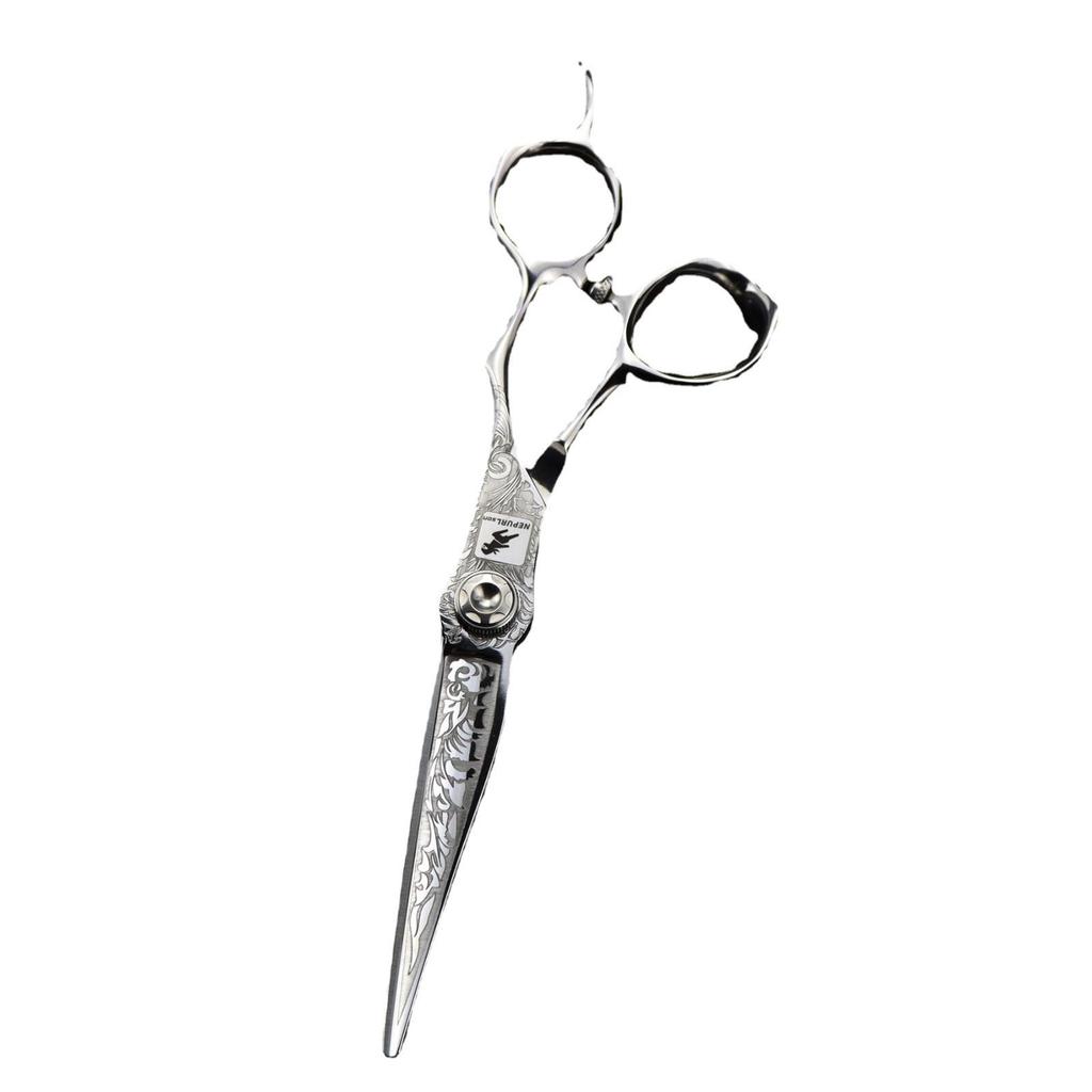 6.8-inch 440C Engraved Hairdressing Scissors Model 07-1