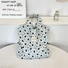 5 Embossed Vest Bag Large Capacity Shoulder Handbag Daily Leisure Student Print Female