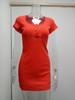 2025 Spring/Summer Women's Cross-Button Bodycon Short-Sleeve Dress