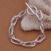 Kupfer Gliederkette Armband Ineinandergreifende Ringe Design Modeschmuck für Damen Mann