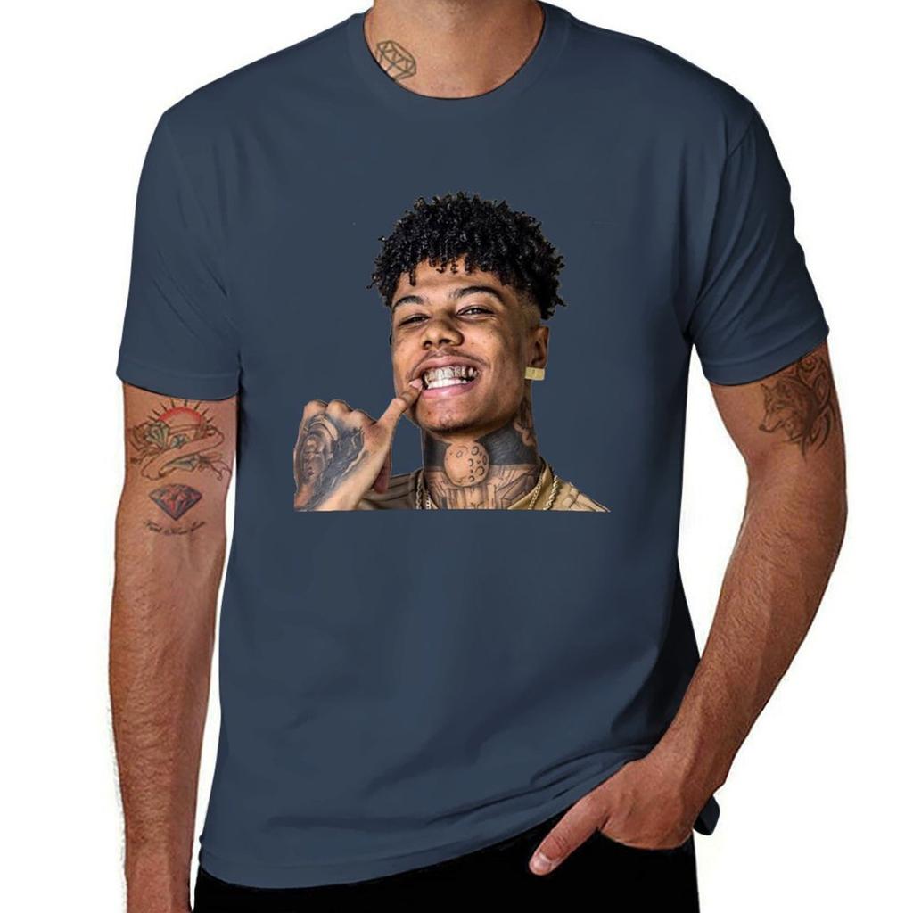 Blueface Baby TShirt Large Size Casual Short Sleeve Top