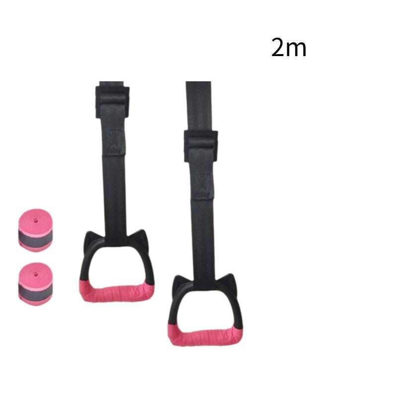 Gymnastic Children Rings Safety Straps Hanging Ring Exercise Equipment Tools