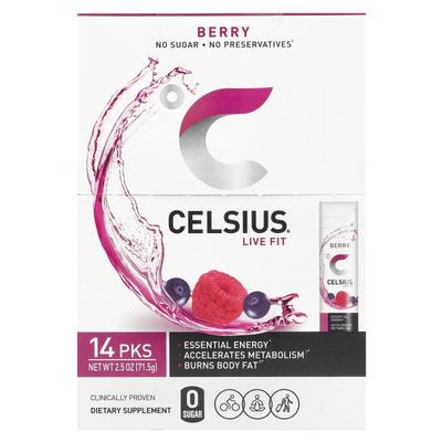 Live Fit, Beere, Takeout-Packung 14 Stück, 5,11 g (0,18 Unzen) Jeder