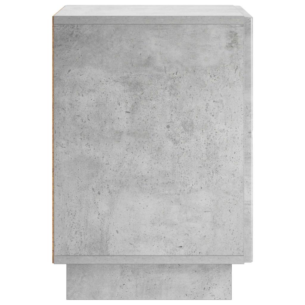 Nightstand 2 pcs. Concrete Grey 33.5 x 34.5 x 50 cm Engineered Wood