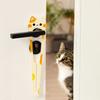 2Pcs Cat Shaped Cat Door Lock Durable Pet Door Holder Let Cat In Dog Door Opener  Pet Supplies