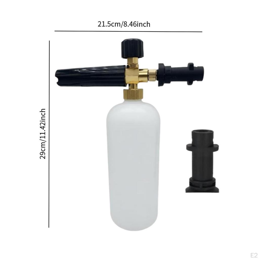 Car Snow Foam Sprayer Cleaning Supplies Container Multipurpose 1000ml Hand Pressure Washer Portable
