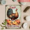 Metal Wall Art Vintage Rooster Farmhouse Kitchen Decor